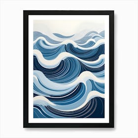 Ocean Waves 9 Art Print