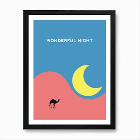 WONDERFUL NIGHT Art Print