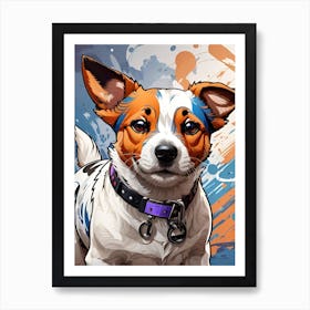 jack russell Dog Art Print