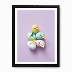 Easter Eggs 315 Art Print