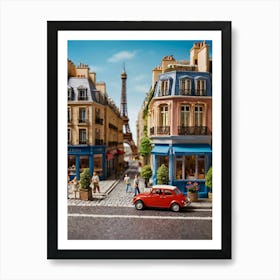 Paris Street Scene 3 Art Print