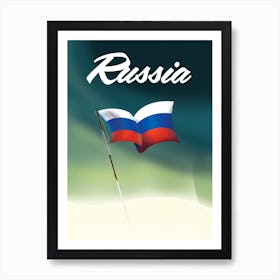 Russian Flag Poster