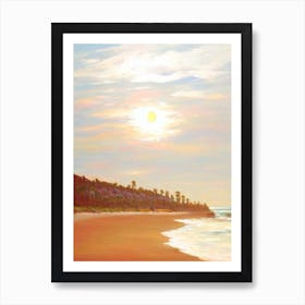 Burleigh Heads Beach, Australia Neutral 1 Art Print