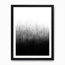 Charcoal Ombré Art Print