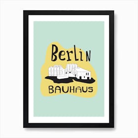 Berlin Bauhaus Art Print