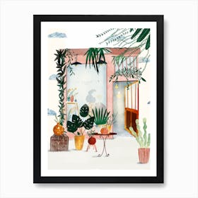 Ma Fleuriste  Art Print