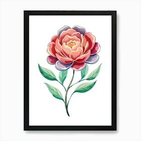 Peony Flower 5 Art Print