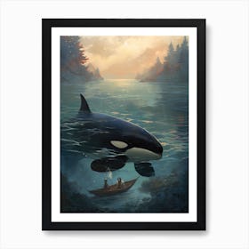Orca Whale 5 Art Print
