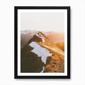 Mountain Sunrise Art Print