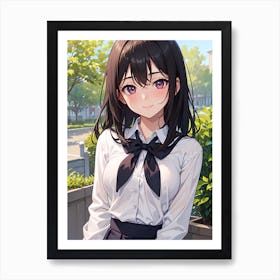 Anime Girl 4 Art Print