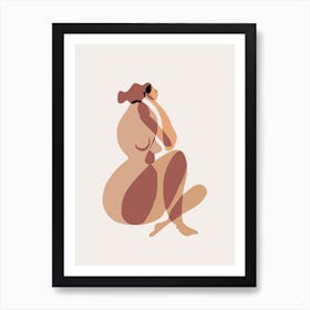 The Thinking Nude Art Print