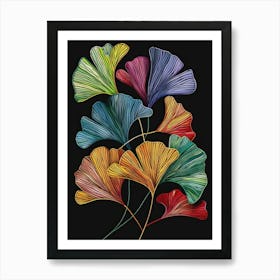 Ginkgo Leaves 40 Art Print