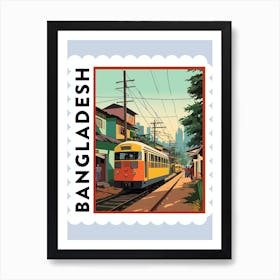 Bangladesh 2 Travel Stamp Poster Art Print