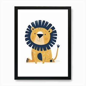 Lion Painting 7 Art Print