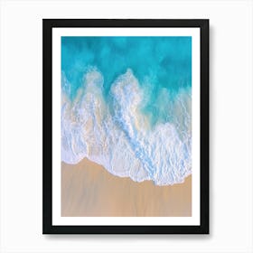 Aerial View Of A Beach 3 Art Print