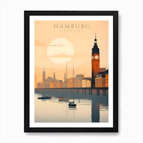 Hamburg Germany Travel Art Print