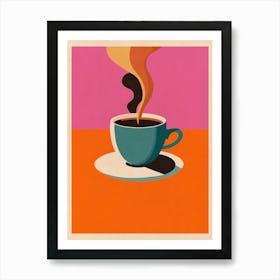 Coffee Steam Affiche