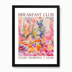 Breakfast Club Veggie Breakfast 2 Art Print