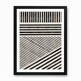 Abstract Lines No 1076 Art Print