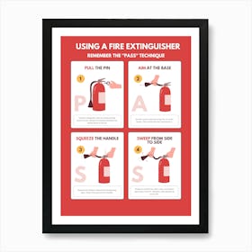Fire Extinguisher Art Print