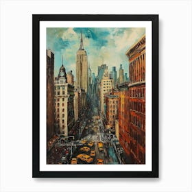 New York Kitsch Illustration Art Print