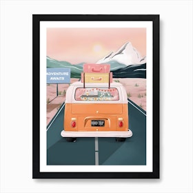 Happy Camper print by Ohkimiko