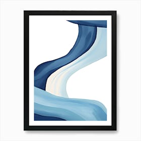 Blue Wave Art Print