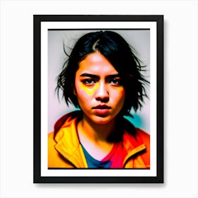 Portrait Of A Young Woman~ Escape Clause ~ Reimagined Art Print