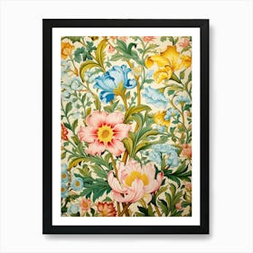 William Morris Floral Wallpaper 12 Art Print