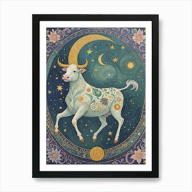 Zodiac Bull Poster