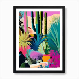 Huntington Desert Garden,1, Usa Abstract Still Life Art Print