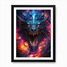 Dragon Head Art Print