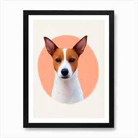 Basenji Illustration Dog Art Print