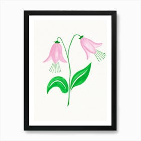 Pink Flowers Art Print