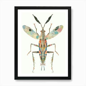 Colourful Insect 6 Illustration Art Print