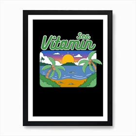 Vitamin Sea Art Print