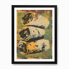 Burrito: Fast Food Art Art Print