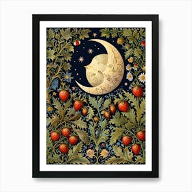 William Morris Strawberry Moon Art Print