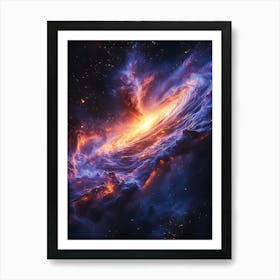 Galaxy In Space 6 Art Print