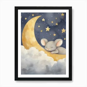 Sleeping Baby Mouse 1 Art Print