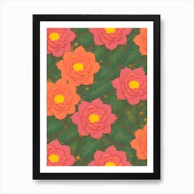 Pink Roses 1 Art Print