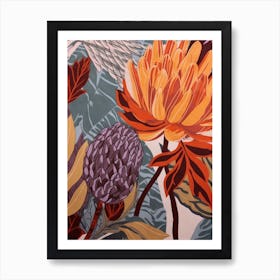 Fall Botanicals Hyacinth 1 Art Print