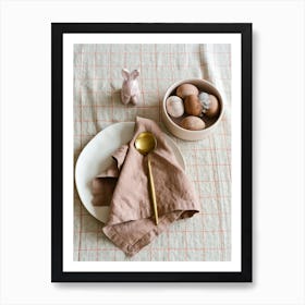 Easter Table Setting 13 Art Print