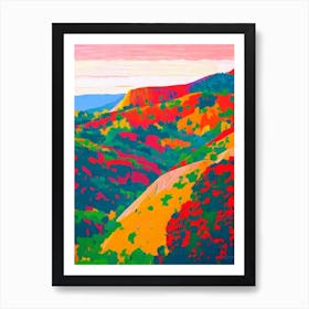 Göreme National Park 1 Turkey Abstract Colourful Art Print