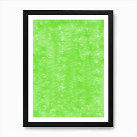 Green Background Art Print