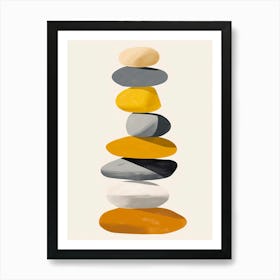 Zen Stones Art Print