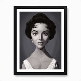 Elizabeth Taylor Art Print