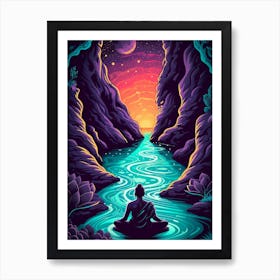 Buddha Meditation 2 Art Print