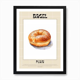 Plain Bagel 1 Art Print