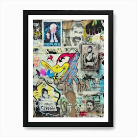 London Street Art Art Print